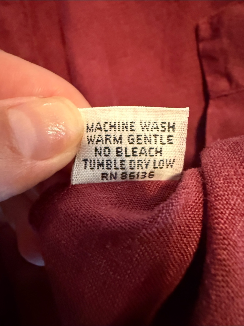 Bryn Walker Mia 100% Linen Faux Wrap Blouse Top Large - Picture 7 of 10